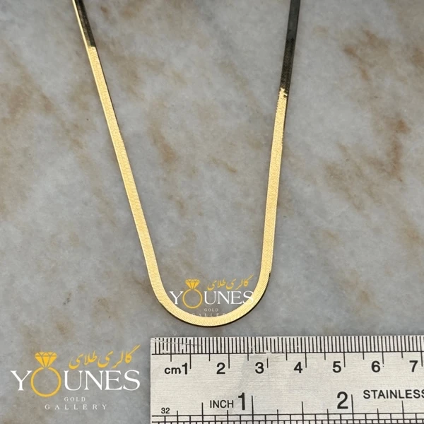 گردنبند هرینگبون نفرتیتی طلا